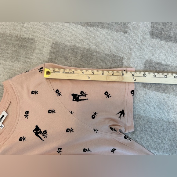 MCQ ALEXANDER MCQUEEN FLORAL AND SWALLOW PRINT DRESS IN ROSA (SIZE M) - Picture 11 of 12